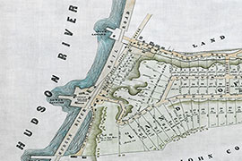 Portion of Philip G. Van Wyck Property map 