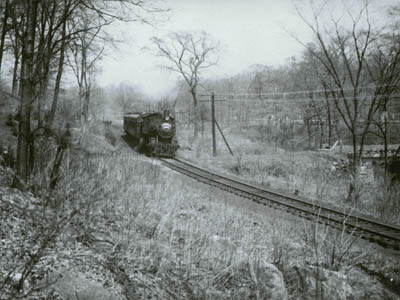 Locomotive on the Putnam Line near Elmsford, n.d. (P-78)