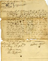 Sample Affidavit, 1791