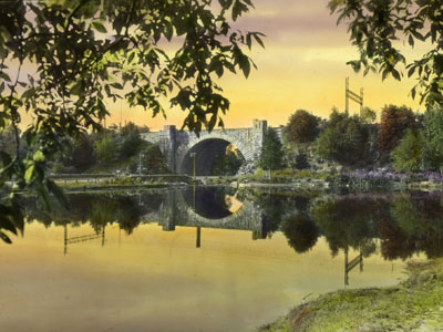 New York, New Haven and Hartford Railroad bridge over the Hutchison River, n.d. (PLS-913)