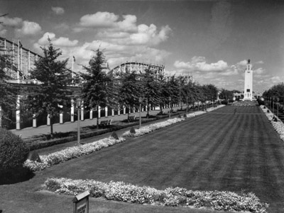 View of Playland Mall, ca. 1935 (PPL-5895)